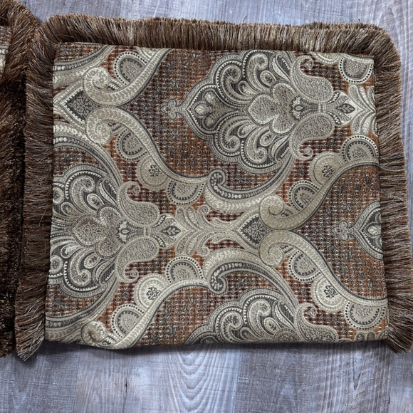 Dian Austin Couture Home Brocade 2 Pillow Shams 34"x 18" - Picture 2 of 11